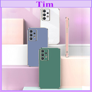 "Ốp lưng Samsung A13 4G Cạnh vuông" _Mạ màu viền_Vát Cạnh_Màu sắc sang trọng ,Loại Tốt ,Ôm sát máy TimShop