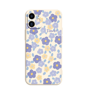 Ốp lưng iphone mềm dẻo hoa tím nhí xinh iPhone 13 12 11 Pro Max SE 2020 X XR XS 8 7 ip 6S 6 Plus e1459