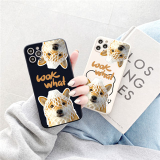 Ốp lưng iphone vuông hình Cún Shiba Inu Cho iPhone 13 14 Pro Max 11 12 Pro Max 6s 7 8 Plus X XS Max XR SE2 ProMax/xsmax