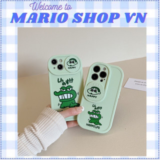 Ốp Điện Thoại Họa Tiết Shin-Chan / Cá Sấu trái táo 7 plus 8 plus Xs Max 11 pro max 12 pro max 13 pro max 14 pro max