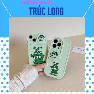 Ốp Điện Thoại Họa Tiết Shin-Chan / Cá Sấu trái táo 7 plus 8 plus Xs Max 11 pro max 12 pro max 13 pro max 14 pro max