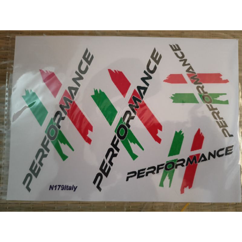 Bộ tem Dán Performance trang trí xe