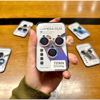 Bộ dán bảo vệ từng mắt camera trơn cho iPhone 11 đến 14 Pro max/ Plus/ 13 Mini/ 13/12 kính + vành nhôm siêu đẹp