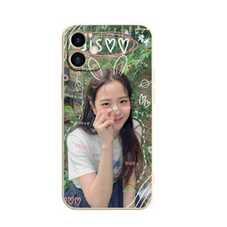 Ốp lưng iphone JISOO BLackPink dễ thương iPhone 13 12 11 Pro Max SE 2020 X XR XS 8 7 ip 6S 6 Plus e1520