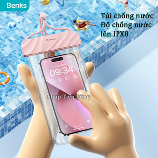 Túi chống nước điện thoại Benks kháng nước IPX8 siêu tốt dùng các dùng điện thoại