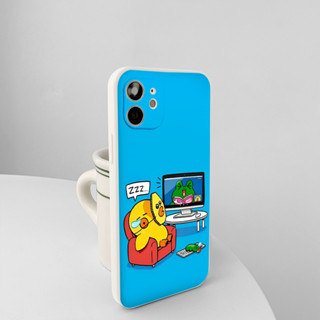 Ốp lưng dẻo iPhone Vịt vàng ngủ gật siêu dễ thương 14,13,12 Mini,12 11,11 Pro,11 Pro Max/Xs Max/XR 7 e5779