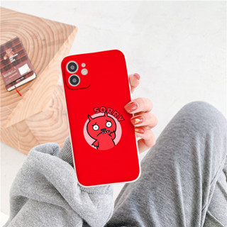 Ốp Lưng Iphone Cáo đỏ sorry cực dễ thương cho 14,13,12 Pro Max,11 Pro Pro Max/Xs Max/XR 7p 6p e5777