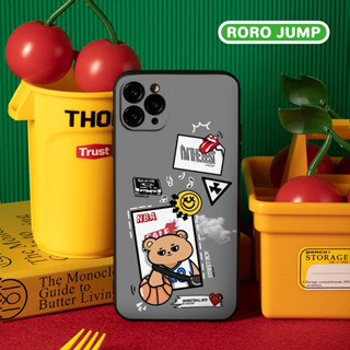 Ốp Lưng Iphone Gấu nâu bóng rổ cực ngầu đẹp 14,13,12 Pro Max,11 Pro Pro Max/Xs Max/XR 7 SE 7pl 6p q652