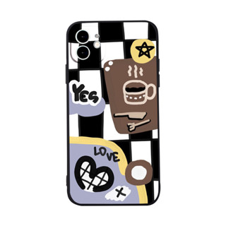 Ốp lưng iphone mềm Yes LOve coffee  iPhone 13 12 11 Pro Max SE 2020 X XR XS 8 7 ip 6S 6 Plus q7074