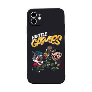 Ốp lưng iphone mềm Hustle Games viền vuông iPhone 13 12 11 Pro Max SE 2020 X XR XS 8 7 ip 6S 6 Plus q7125