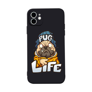 Ốp lưng iphone mềm dẻo Pug cáu Life iPhone 13 12 11 Pro Max SE 2020 X XR XS 8 7 ip 6S 6 Plus q7110
