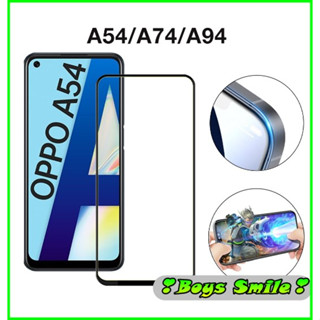 Kính cường lực Full màn oppo A54 A74 A94 4G 5G cao cấp chống trầy xước màn tặng kèm khăn lau màn hình