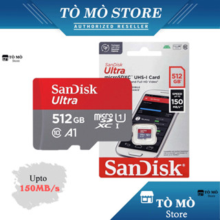 Thẻ nhớ MicroSDXC SanDisk Ultra 512GB A1 150MB/s - Bảo Hành 5 Năm