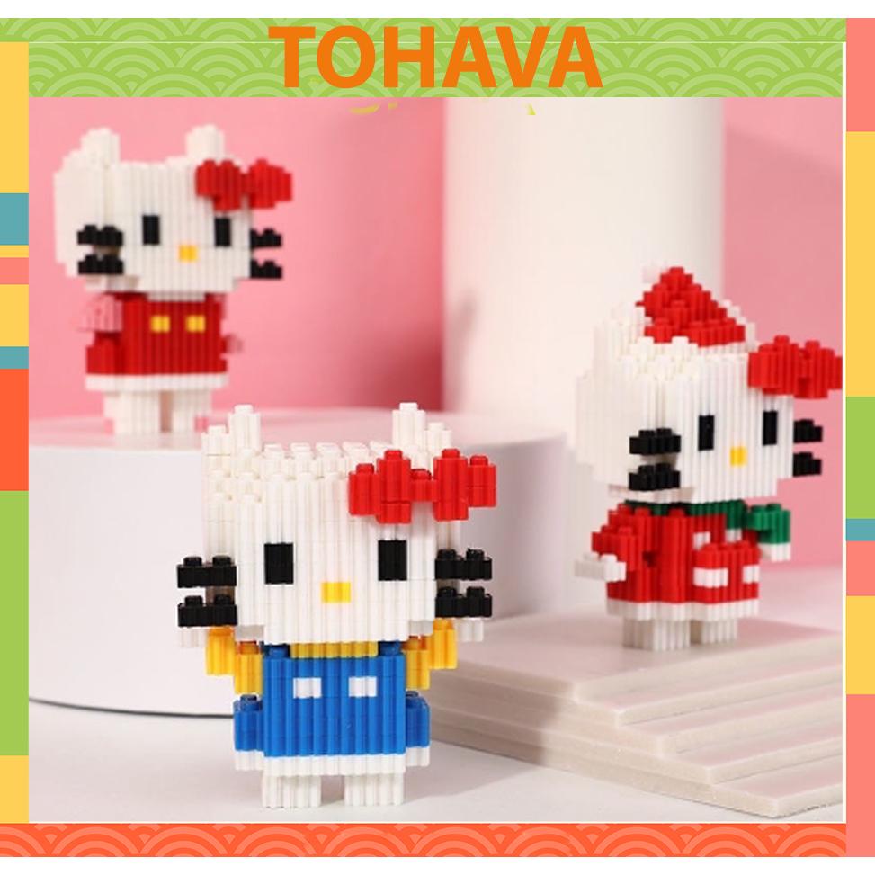 Mô hình đồ chơi Lắp ráp Hello Kitty
