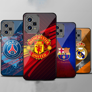 Ốp Lưng XIAOMI REDMI NOTE 12 4G, NOTE 12 PRO 5G mặt kính cường lực cao cấp In hình Câu Lạc Bộ Bóng Đá