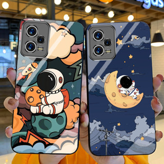 Ốp Lưng XIAOMI REDMI NOTE 12 4G, NOTE 12 PRO 5G Ốp kính bóng cao cấp Phi Hành Gia