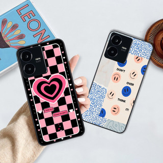 Ốp Vivo Y22S hình caro đen trắng siêu xinh, cá tính