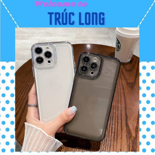 Ốp Điện Thoại Silicon TPU Mềm Trong Suốt trái táo 7 8 plus se 2020 Xs max Xr 11 pro max 12 pro max 13 pro max 14 pro max