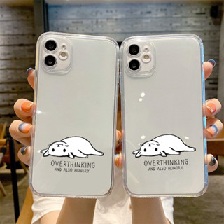 Ốp lưng iphone trong mèo overthinking 7/7plus/8/8plus/x/xr/xs/11/12/13/pro/max/promax/14/pro/max u1832