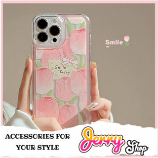 Ốp Điện Thoại Iphone Vỏ Mềm Nhiều Hoa Tulip Chống Va Đập, Chống Bụi - JERRY SHOP