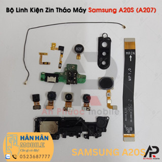 Cáp nguồn cáp volume cho Samsung A20s zin bóc máy