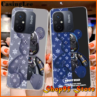 Ốp lưng in họa tiết Bear Silicon Dẻo cho Xiaomi Redmi 12C có bảo vệ camera -P1