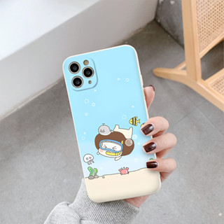 Ốp lưng iphone cô bé lặn dưới biển bảo vệ camera iPhone 14 13 12Mini 12 Prm 11 11 Pro 11 Prm/ Xs Max/ XR 7 SE e4854