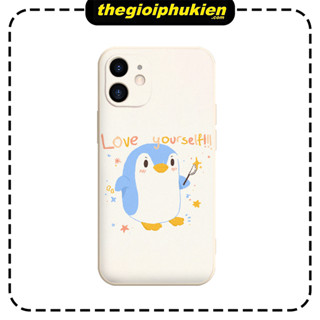 Ốp điện thoại chim cánh cụt cho Iphone 13 promax 13 13pro 7 plus 8 plus 11 promax 11 X XS Max 12 pro Max - e6763