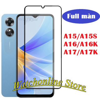 Cường lực Full màn cho OPPO A77 5G A77S A16 A16K A16S A17 A77s A17k A15 A15s R17 R17 pro A76 cứng cáp