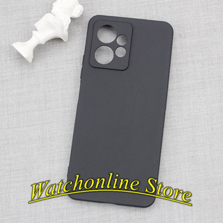 Ốp lưng cho Xiaomi Redmi Note 12 4G, nhựa dẻo TPU đen nhám, che camera