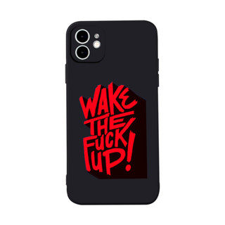 Ốp lưng iphone Wake the fuckup iPhone 14 13 12 11 Pro Max SE 2020 X XR XS 8 7 ip 6S 6 Plus q7162