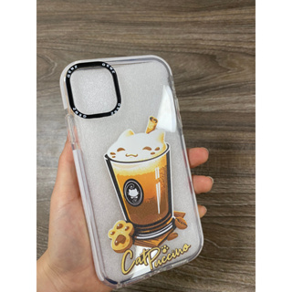 Ốp Iphone dẻo Chống Sốc cà phê mèo iphone 11 / 11 Pro Max /12/ 12 Pro Max / 13/ 13 / 14 / 14 Pro sh1025