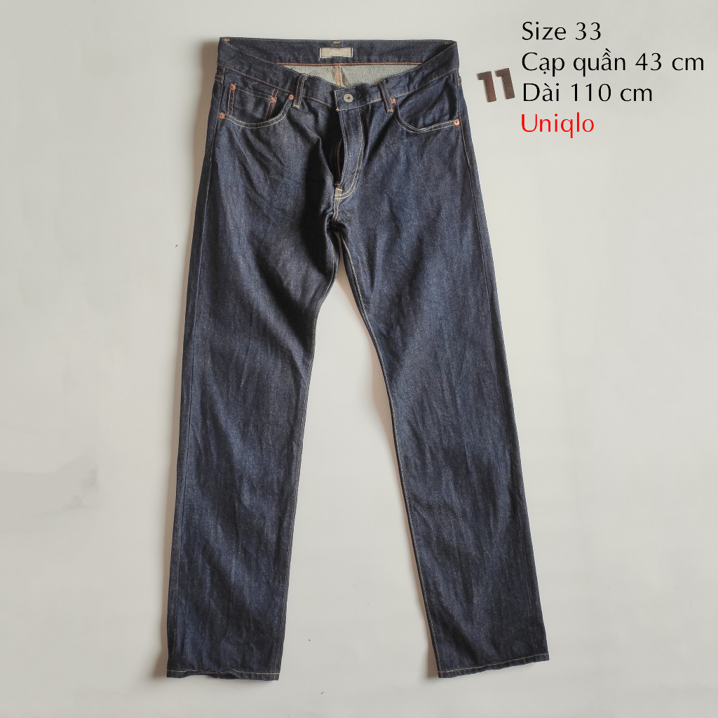 [size 33] Quần Jean Nam Secondhand