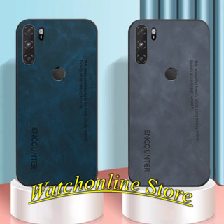 Ốp lưng da Lộn Hanmade Vsmart Active 3 chống bám vân tay