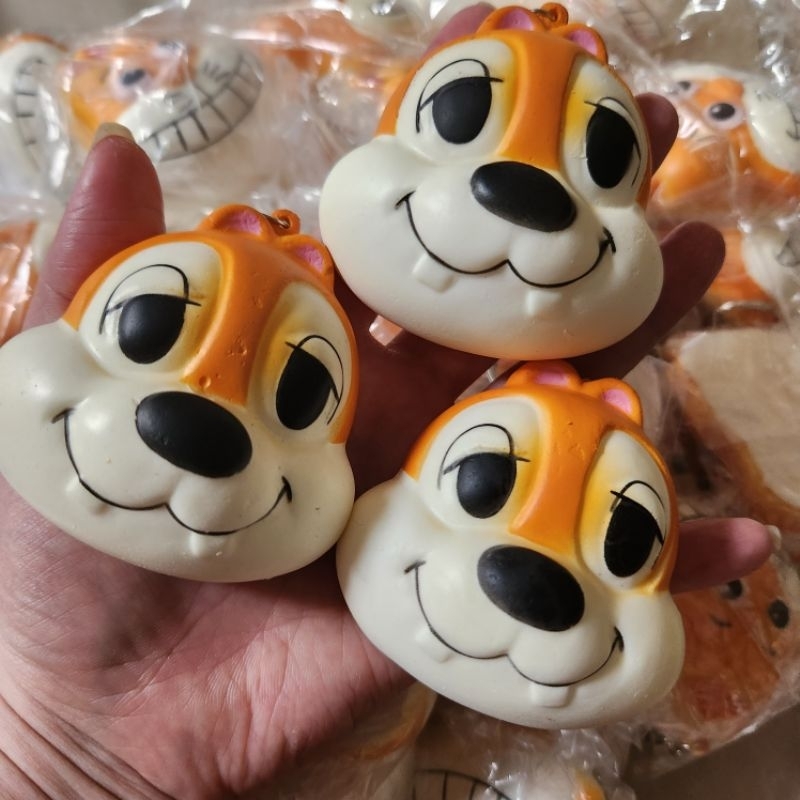 squishy mặt sóc mềm thơm