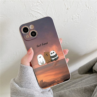 Ốp lưng iphone ba chú gấu best friend cute 14 Pro max 6 7 Plus 8 Plus 11 11 Prm X Xs max 12 Pro 13 14 e5872