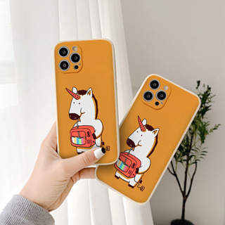 Ốp lưng Iphone ngựa một sừng uống nước cute cho iphone 6/7/8Plus X XS xr xsmax 11/12/13/14pro prm e5918