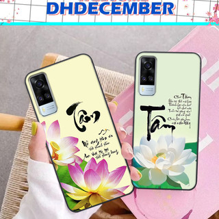 Ốp lưng Vivo Y51 2020 / Y53S hình Tâm, Phúc,Hoa Sen ,Tài Lộc