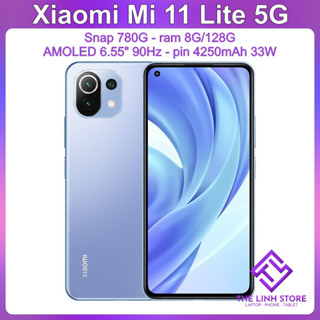 Điện thoại Xiaomi Mi 11 Lite 5G màn Amoled 90Hz - Snap 780G ram 8G 128G
