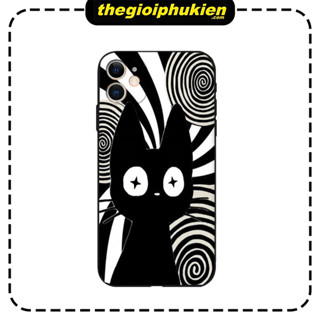 Ốp điện thoại iphone tpu bảo vệ cam cat black 7 8 Plus 6 6s Plus 11 13 12 14 Pro MAX XR X XS MAX - q2284