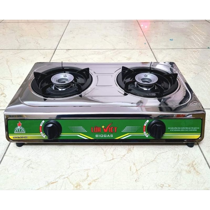 bếp biogas đôi Lửa Việt ( dùng khí hầm biogas chăn nuôi)