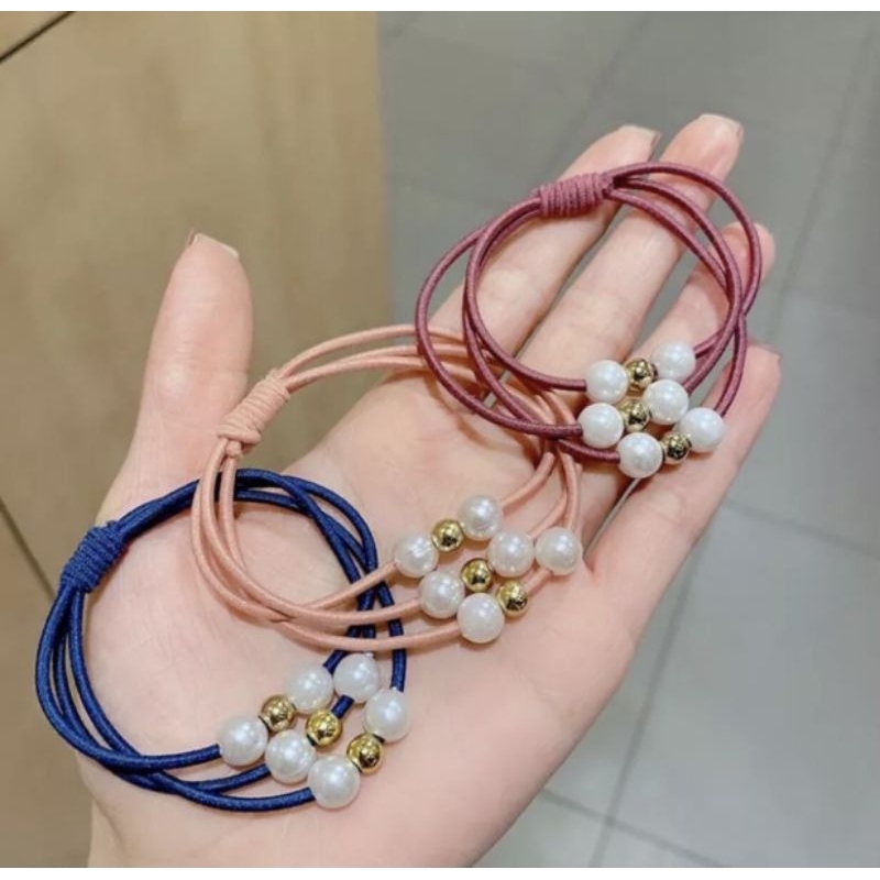 Dây cột tóc hạt 3 sợi