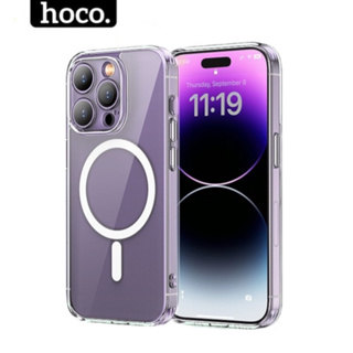 Ốp lưng iphone từ tình chính hãng HOCO ốp ip hít nam châm viền chống sốc lâu ố vàng dùng cho 13 14 15