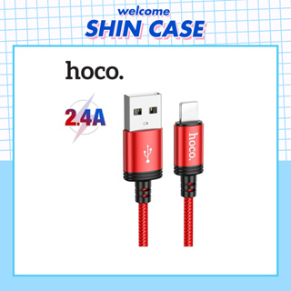 Hoco Chính Hãng - Cáp sạc 2.4A Hoco X89 Đỏ vải dù bện chống rối đồng bộ dữ liệu cao dài 1M (ĐỎ)