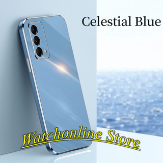 Ốp lưng dẻo mạ vàng viền vuông Realme Q3 pro  Q2 pro Realme X7 Realme 5 pro / Q Realme 5 /5i /5s