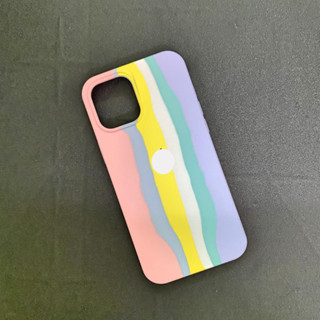 Ốp Lưng iPhone 12 Pro Max Chống Bẩn Cầu Vồng 7 Màu