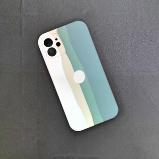 Ốp Lưng iPhone 12 Chống Bẩn Cầu Vồng 7 Màu