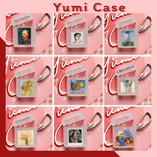 Ốp vỏ hộp vuông dành cho Airpods - mẫu ART Yumi Case