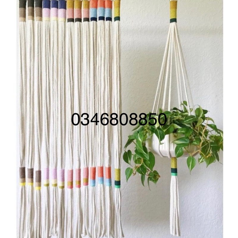 Dây treo chậu cây macrame