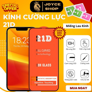 Kính cường lực iphone 21D full màn cho iPhone